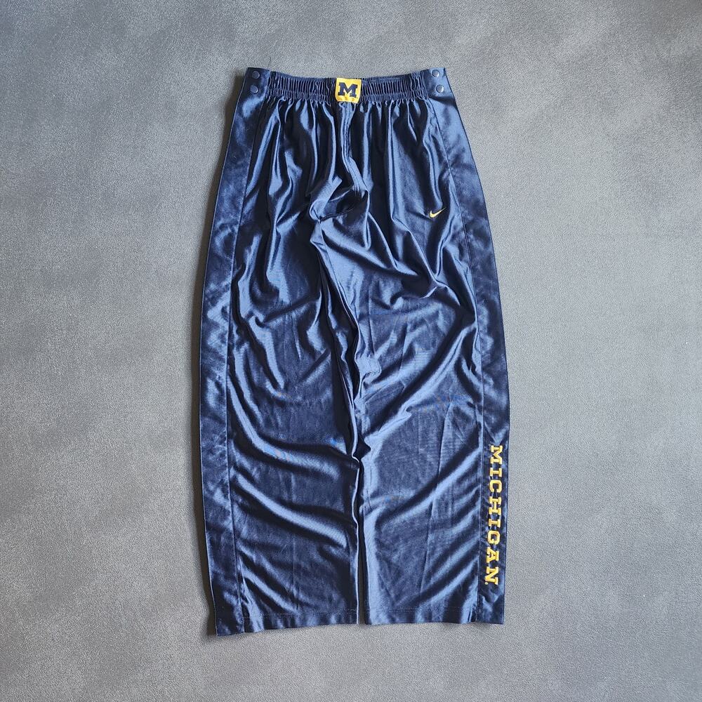 Vintage 90's Nike team Michigan Wolverines Breakaway Sweatpants Large